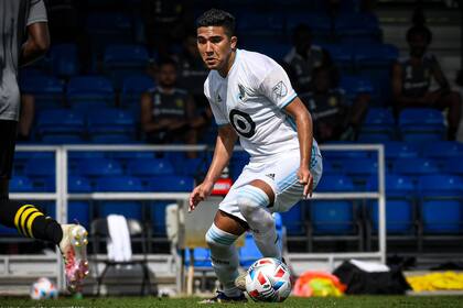 Bebelo Reynoso juego en la MLS de los Estados Unidos con Minnesota