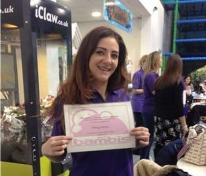 Beccy Ashe se convirtió en mentora de Liverpool Bambis, un servicio que brinda información y apoyo a las familias con lactantes