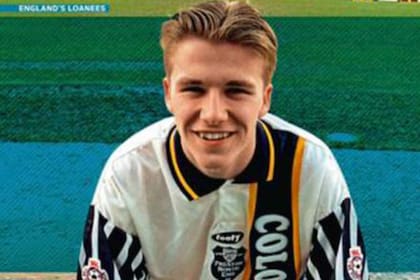 Beckham, cuando jugaba en Preston
