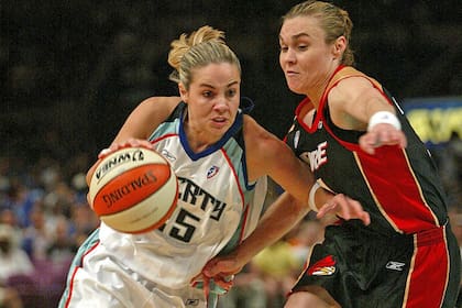 Becky Hammon, como jugadora de New York Liberty