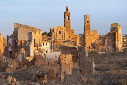Belchite quedó congelado en el tiempo