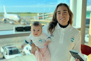 Belén Casetta con Lina: la atleta vive una etapa hermosa de su carrera y a nivel familiar