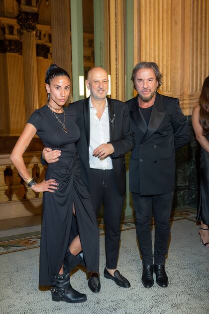Belén Ferreria, Fabián Zitta y Claudio Cerini