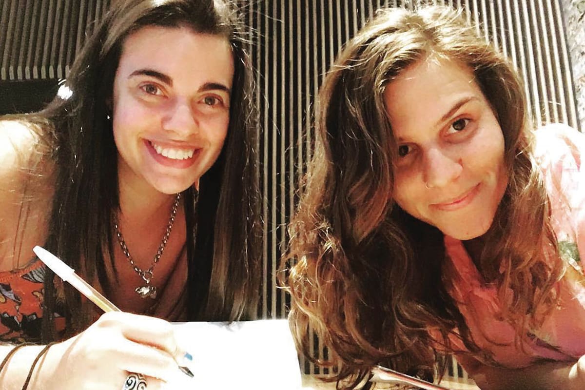 Belén Marchese y Julieta Habif: las creadoras de los seis episodios en plan intercambio epistolar de No me olvidé de vos.