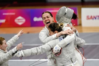 El equipo femenino de esgrima se colgó el oro de la mano de una histórica que ya no ocupa la marquesina