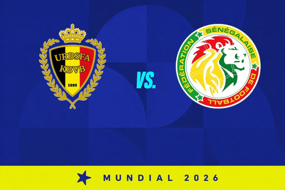 Bélgica vs. Senegal por el Mundial 2026: día, hora y cómo seguir online