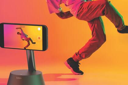 Belkin unveils the Auto-Tracking Stand Pro featuring DockKit, taking content creation to the next level. (Photo: Business Wire)