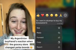 Bella y Mauro son una pareja de tiktokers que comparten contenido sobre sus diferencias culturales