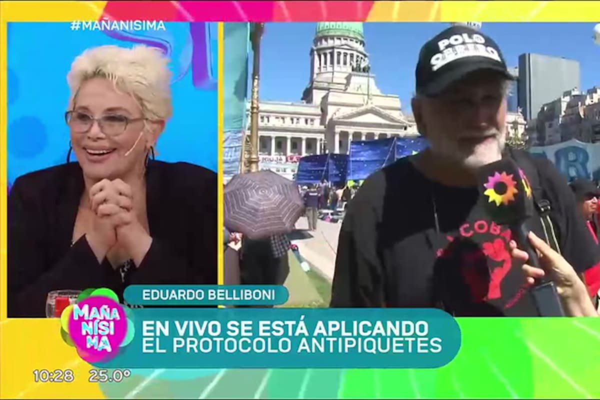 Belliboni, entrevistado por Carmen Barbieri en Canal 13
