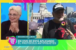 Belliboni, entrevistado por Carmen Barbieri en Canal 13