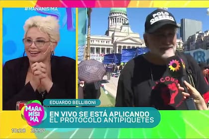 Belliboni, entrevistado por Carmen Barbieri en Canal 13