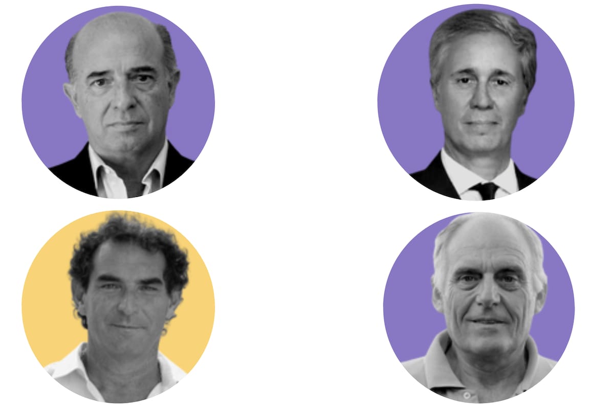 Beltrán Benedit, Sebastián Etchevehere, Jorge Josifovich (JxC) y Alberto Del Solar Dorrego