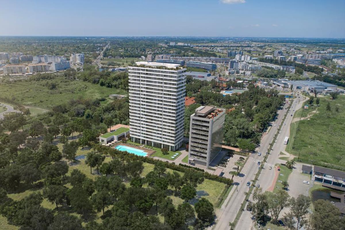 Belvedere yacht, a 100 metros del centro comercial de Nordelta, será un edificio íntegramente inteligente
