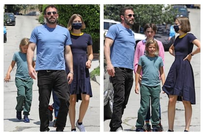 Ben Affleck celebró su cumpleaños junto a sus hijos