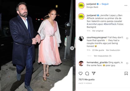 Ben Affleck y JLo celebraron San Valentín en un restaurante italiano de California