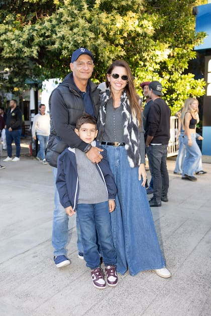 Ben Soleimani, Gimena Loza y su hijo Ben Jr.