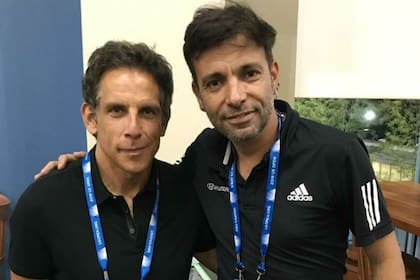 Ben Stiller y Martín Bossi se cruzaron en el marco del US Open