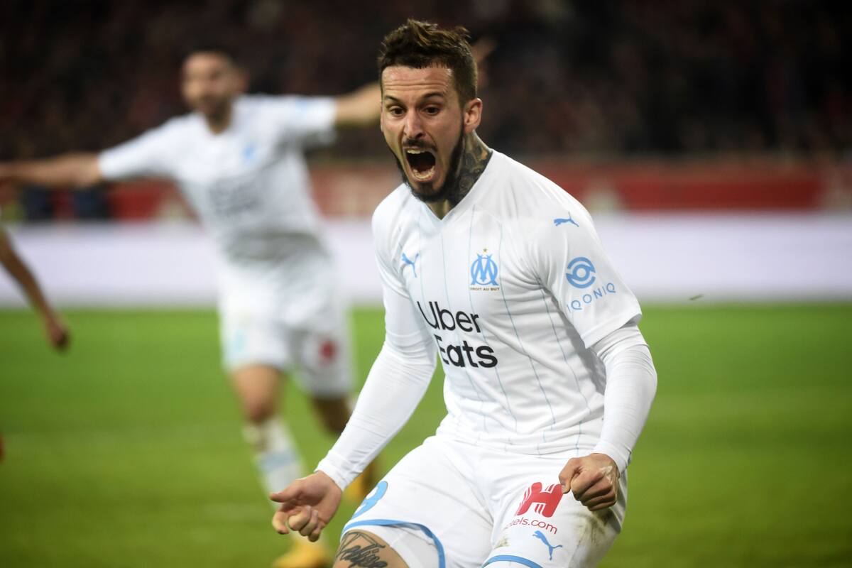 Benedetto grita con todo el 2 a 1 del Marsella sobre Lille