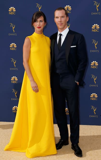 Benedict Cumberbatch y su mujer