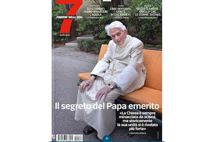 Benedicto en la tapa de una revista