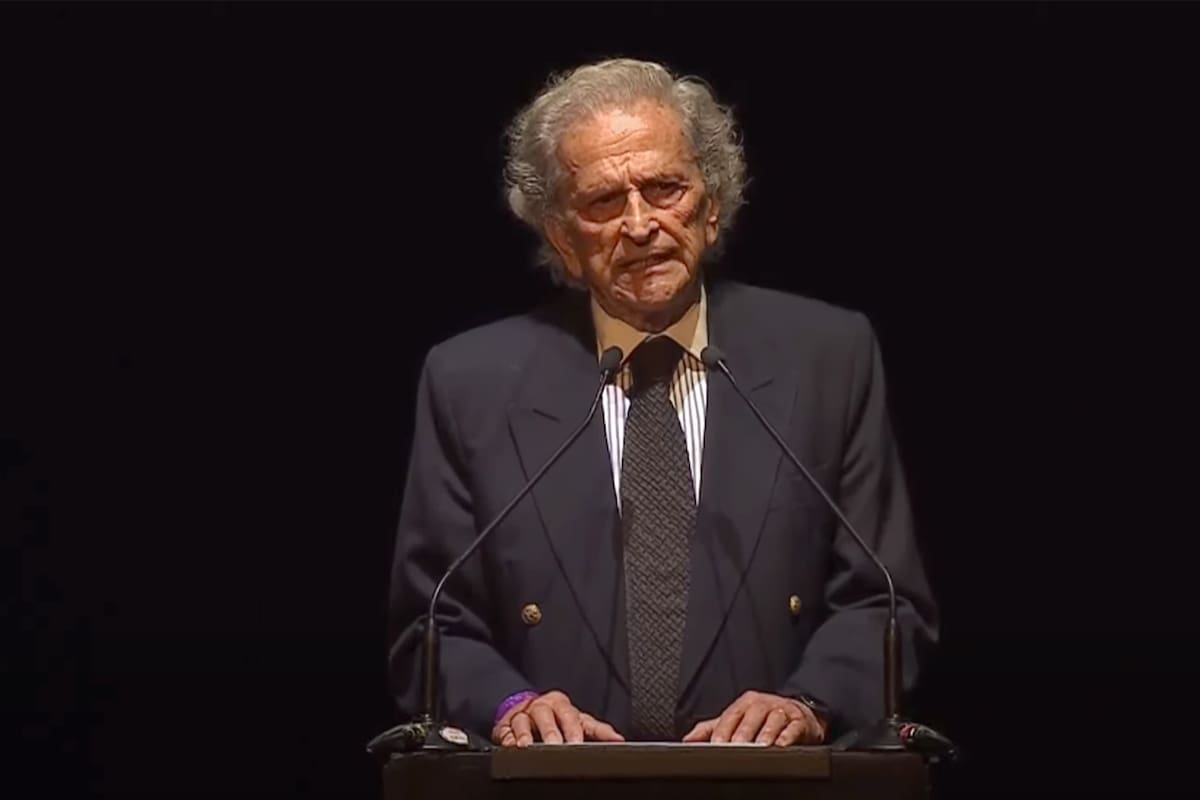 Benegas Lynch, en el acto de Milei