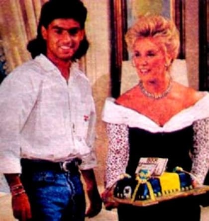 Benetti junto a Mirtha Legrand