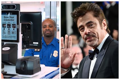 Benicio del Toro fue retenido por la TSA
