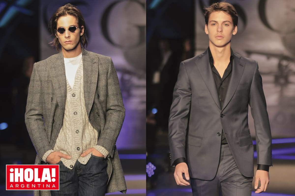 Benicio Gravier y Salvador Camisani coincidieron sobre la pasarela.