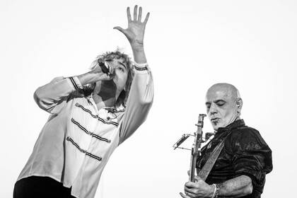 Benito Cerati, invitado en "Zoom", con Zeta Bosio