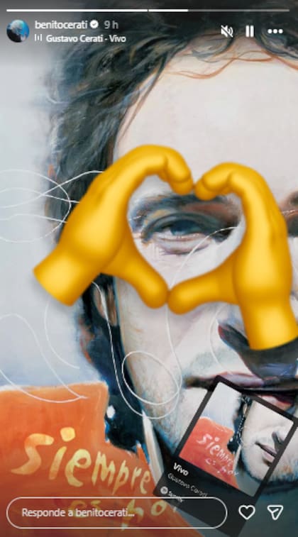 Benito Cerati recordó a su padre en sus redes sociales (Foto: Instagram @benitocerati)
