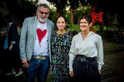 Benito Fernández, Carolina Herrera (h) y Gabriela Ricardes.