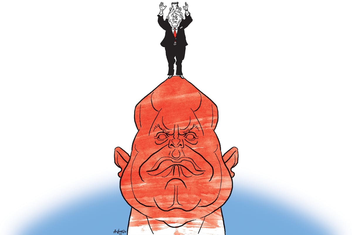 Benito Mussolini y Juan Domingo Perón