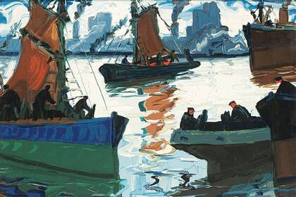 Benito Quinquela Martin y sus pinturas de la ribera