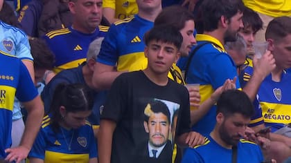 Benjamín Agüero presente en el estadio Maracaná