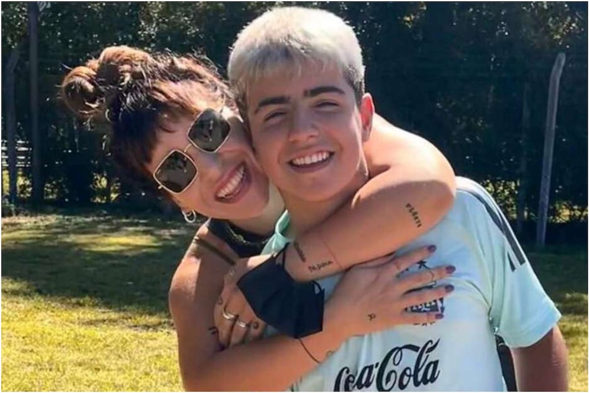 Benjamín Agüero y su mamá, Gianinna Maradona
Foto: @giamaradona