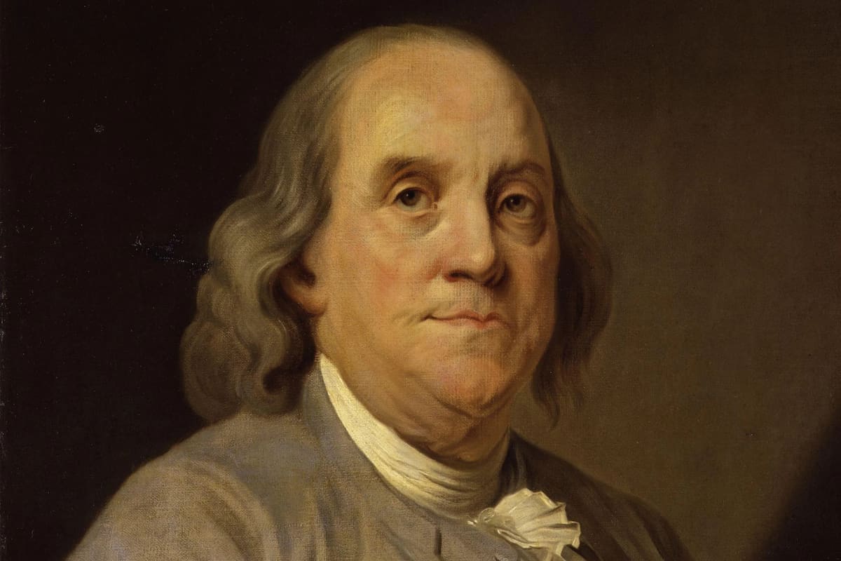 Benjamin Franklin fue una de las figuras clave entre los padres fundadores de Estados Unidos