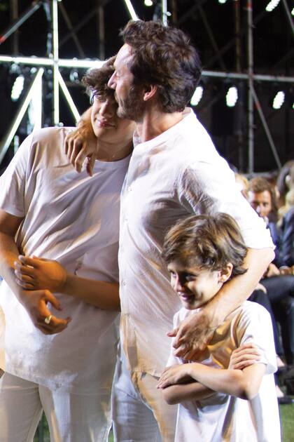 Benjamín fue la gran estrella de la noche.