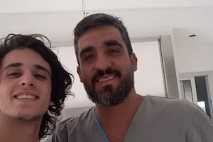 Benjamín Gamond y su hermano Marcos, médico, quien está viajando a México.