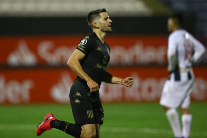 Benjamín Garré, uno de los jóvenes valores que le dio el segundo gol de Racing ante Alianza Lima