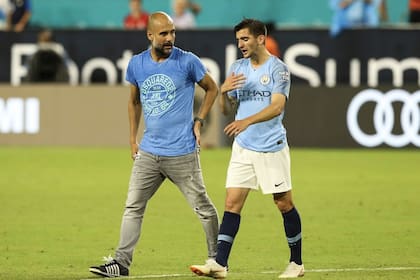 Benjamín Garré se fue de Vélez para ser dirigido por Pep Guardiola en Manchester City