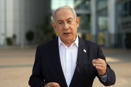 Benjamin Netanyahu, en su mensaje tras el ataque de Hamas