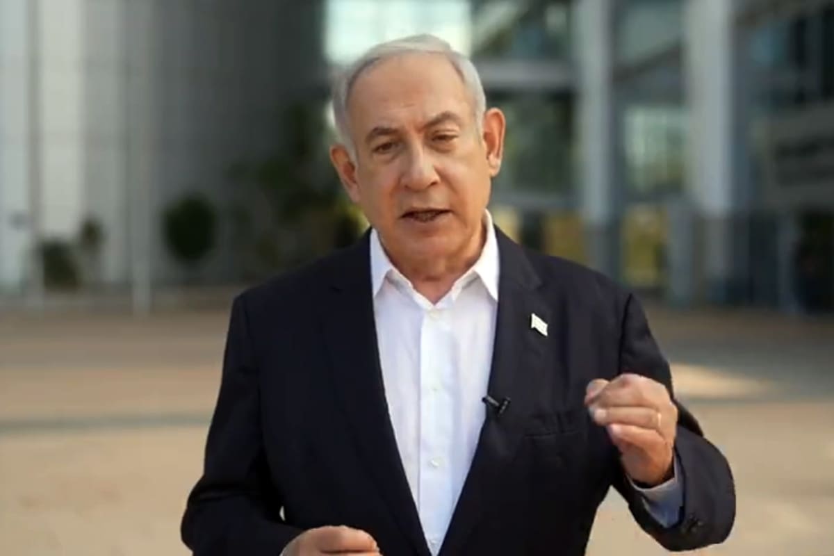Benjamin Netanyahu, en su mensaje tras el ataque de Hamas