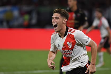 Benjamín Rollheiser, autor del tercer gol del partido