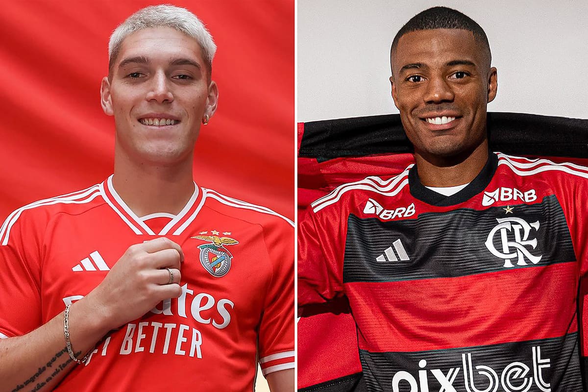 Benjamín Rollheiser, talento joven, y Nicolás De la Cruz, una de las máximas figuras del medio local, ya no engalanarán al fútbol argentino; el ahora ex jugador de Estudiantes se marchó a Benfica, y el ex de River, a Flamengo.