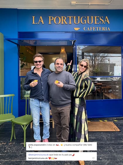 Benjamín Vicuña y Anita Espasandin disfrutaron de unos días de amor y turismo en Santiago de Chile (Foto: Instagram @anita.espasandin)
