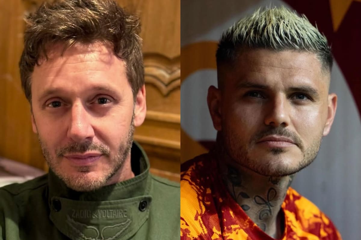 Benjamín Vicuña y un gesto en redes hacia Mauro Icardi (Foto: Instagram/@benjaminvicunaok @mauroicardi)