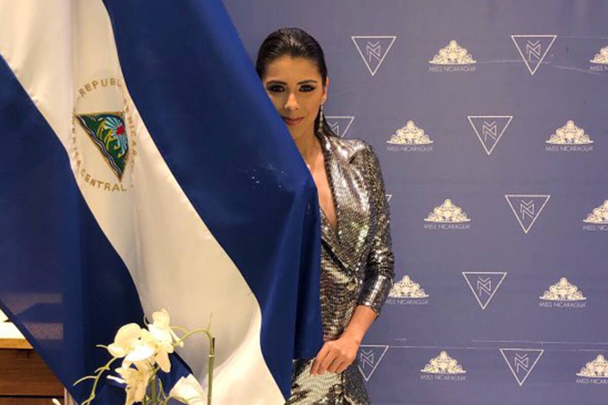 Berenice Quezada, de 27 años, fue proclamada junto a Óscar Sobalvarro como la fórmula presidencial por la agrupación opositora Ciudadanos por la Libertad, en Managua (EFE)