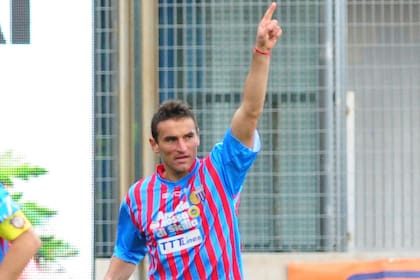 Gonzalo Bergessio, uno de los argentinos que integró el plantel de la última temporada en la Serie A entre 2013 y 2014