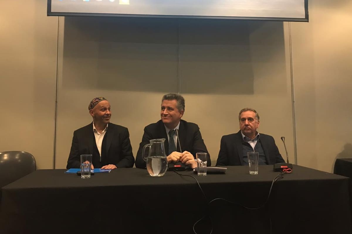 Bergman, Etchevehere y Barañao en la Exposición Rural de Palermo