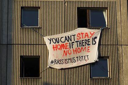 Berlín bandera casa